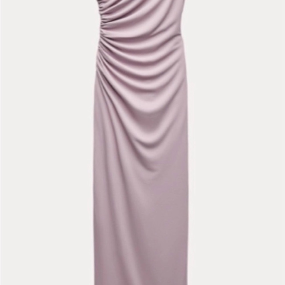 Zara Soft Pink/Lilac Maxi Dress